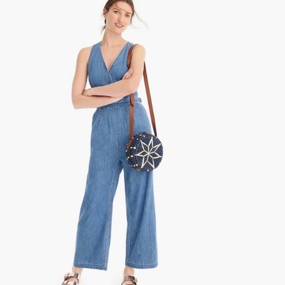 J. Crew Pants - NWT J.Crew point sur lightweight denim jumpsuit